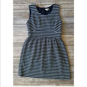 Shoshanna Navy White Stripe Dress